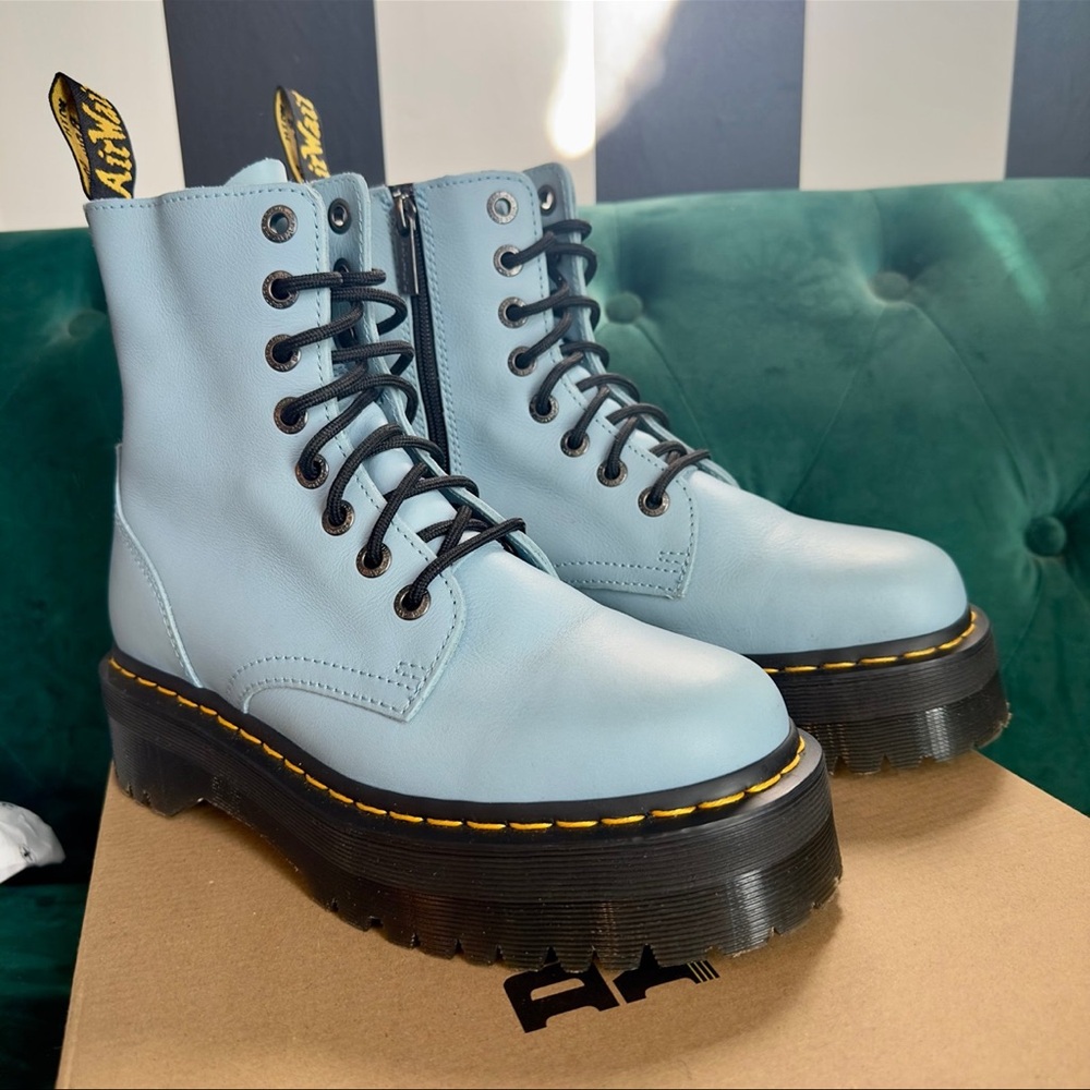 Dr. Martens Women's Light Blue Jadon Boots